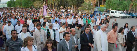 Jáchal, con una procesión en honor a San José Jáchal, con una procesión en honor a San José