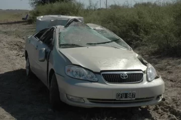Iban a Córdoba y volcaron Iban a Córdoba y volcaron