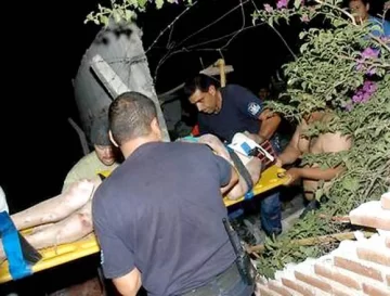 Cinco heridos por un incendio a causa de una pérdida de gas Cinco heridos por un incendio a causa de una pérdida de gas