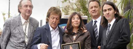 George Harrison, en el Paseo de la Fama George Harrison, en el Paseo de la Fama