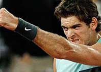 En Madrid, Del Potro cayó con Federer y se despidió En Madrid, Del Potro cayó con Federer y se despidió