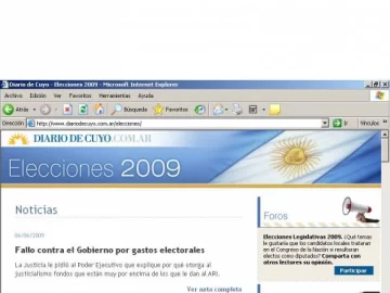 Las elecciones, en la web Las elecciones, en la web