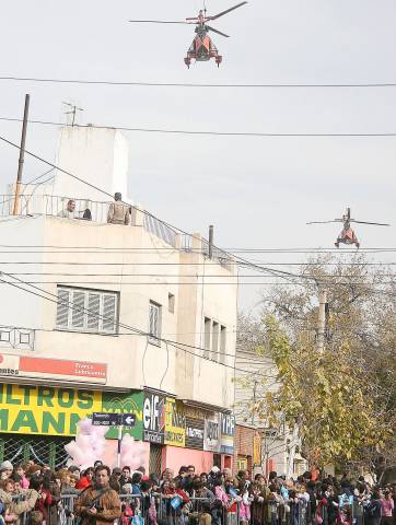 Esta vez sí pasaron los helicópteros prometidos Esta vez sí pasaron los helicópteros prometidos