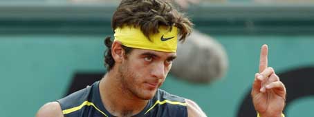 Del Potro apabulló a Robredo y está en semis Del Potro apabulló a Robredo y está en semis