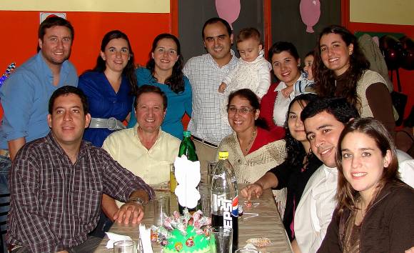 Primer festejo para María Luján Caif Primer festejo para María Luján Caif