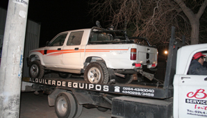 Allanamiento: Dos camionetas secuestradas vinculadas a la causa Allanamiento: Dos camionetas secuestradas vinculadas a la causa
