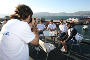 Los jugadores reconocieron la pista de Vigo y pasearon por la ciudad Los jugadores reconocieron la pista de Vigo y pasearon por la ciudad