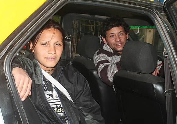 El chofer del remís en el que nació un bebé El chofer del remís en el que nació un bebé