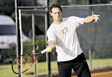 David Nalbandian volvió a entrenar David Nalbandian volvió a entrenar