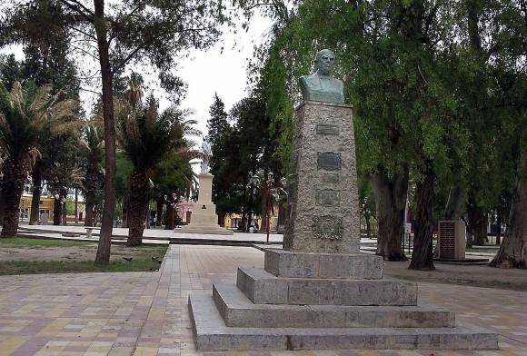 Jáchal: Con plata minera, buscan remodelar la plaza Jáchal: Con plata minera, buscan remodelar la plaza