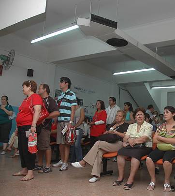 El semáforo del calor en algunos edificios públicos El semáforo del calor en algunos edificios públicos