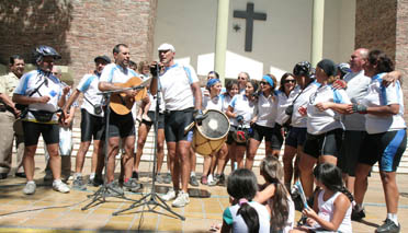 Llegaron los sanjuaninos que pedalearon desde Ushuaia Llegaron los sanjuaninos que pedalearon desde Ushuaia