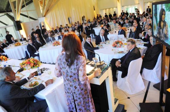 Cristina escuchó el reclamo empresarial Cristina escuchó el reclamo empresarial