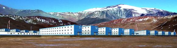 Pascua Lama tendrá 14 edificios de 3 pisos durante la construcción Pascua Lama tendrá 14 edificios de 3 pisos durante la construcción