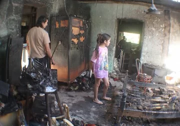 Grandes pérdidas en una casa por el fuego Grandes pérdidas en una casa por el fuego