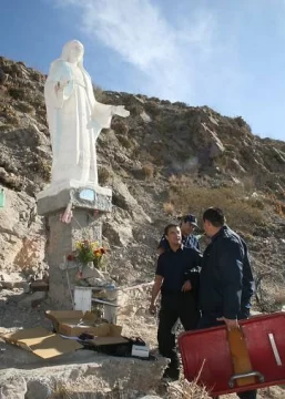 Apareció en un cerro el costoso ecógrafo robado Apareció en un cerro el costoso ecógrafo robado