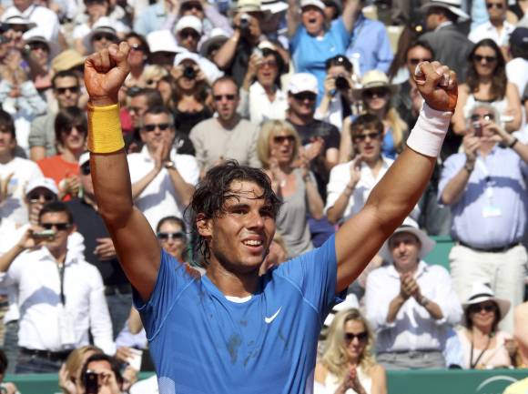 Nadal se quedó con el abierto de tenis de Montecarlo Nadal se quedó con el abierto de tenis de Montecarlo
