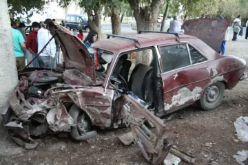 Intentó un sobrepaso y casi causó una tragedia múltiple Intentó un sobrepaso y casi causó una tragedia múltiple