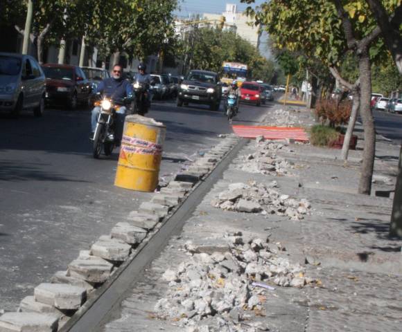 De 40 cuadras de bulevar, la mitad está deteriorada De 40 cuadras de bulevar, la mitad está deteriorada