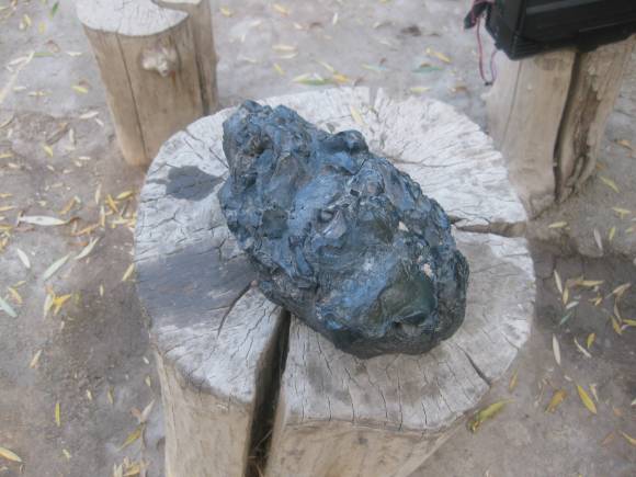 Encontraron un posible meteorito en Calingasta Encontraron un posible meteorito en Calingasta