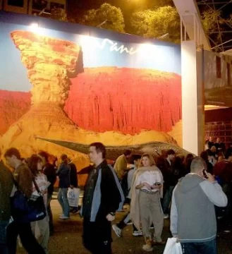 Un descomunal despliegue en el stand sanjuanino en Buenos Aires Un descomunal despliegue en el stand sanjuanino en Buenos Aires