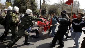 Volvió la tensión a las calles de Grecia Volvió la tensión a las calles de Grecia