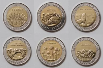 Ya circulan en la provincia las “monedas del Bicentenario” Ya circulan en la provincia las “monedas del Bicentenario”