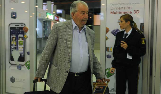 Grondona llegó a Pretoria