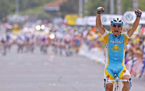 Vinokourov se dio el gusto Vinokourov se dio el gusto