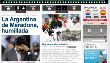 Los medios del mundo hablan de una Argentina “humillada” Los medios del mundo hablan de una Argentina “humillada”