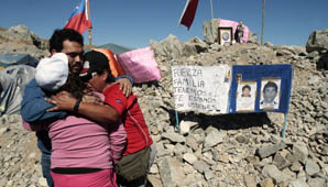 Alcanzaron la zona donde estarían los mineros atrapados Alcanzaron la zona donde estarían los mineros atrapados