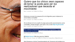 Revuelo por una frase política de Gioja en Twitter Revuelo por una frase política de Gioja en Twitter