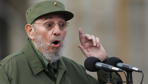 Fidel Castro por segunda vez en un acto desde su reaparición Fidel Castro por segunda vez en un acto desde su reaparición