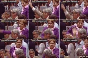 Un cachetazo de Camaño a Kúnkel, frutilla del escándalo Un cachetazo de Camaño a Kúnkel, frutilla del escándalo