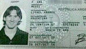 A Messi le “robaron” la foto del pasaporte en Qatar A Messi le “robaron” la foto del pasaporte en Qatar