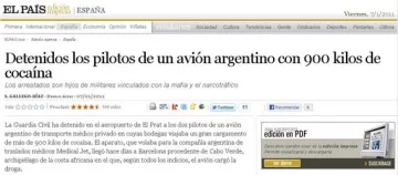 La prensa española sorprendida por los argentinos arrestados La prensa española sorprendida por los argentinos arrestados