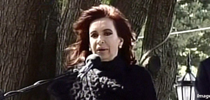 Cristina aseguró que nadie le impone las decisiones Cristina aseguró que nadie le impone las decisiones