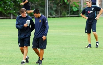 Falcioni y Riquelme: por el bien de Boca Falcioni y Riquelme: por el bien de Boca