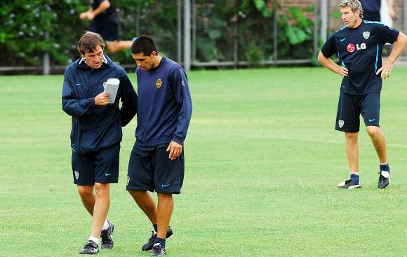 Falcioni y Riquelme: por el bien de Boca Falcioni y Riquelme: por el bien de Boca
