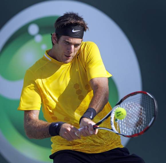 Del Potro quedó en octavos Del Potro quedó en octavos