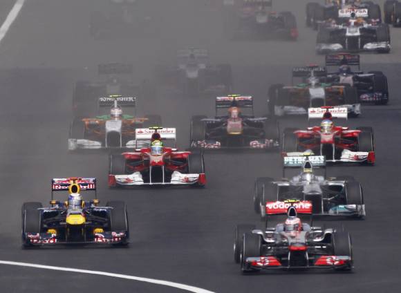 Hamilton cortó la racha de Vettel Hamilton cortó la racha de Vettel