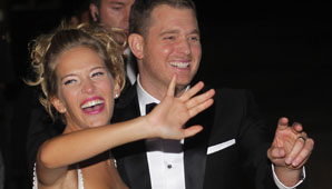 Luisana y Bublé, de fiesta