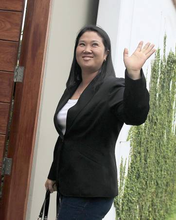 El voto femenino le da alas al sueño de Keiko El voto femenino le da alas al sueño de Keiko