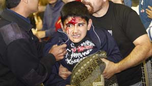 Un niño terminó en el hospital tras los disturbios en el Cantoni Un niño terminó en el hospital tras los disturbios en el Cantoni