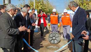 Inauguraron ampliación de red colectora Inauguraron ampliación de red colectora