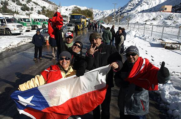 Cristo Redentor: colapso por partidos de la Copa Cristo Redentor: colapso por partidos de la Copa