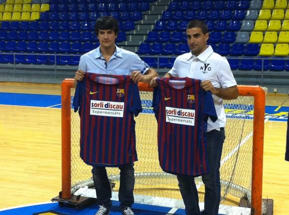 Presentaron a Pablito en el Barca Presentaron a Pablito en el Barca