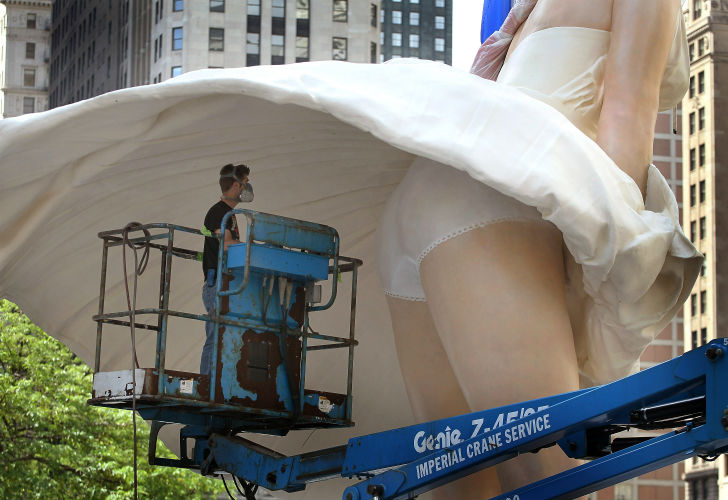 Marilyn Monroe gigante Marilyn Monroe gigante