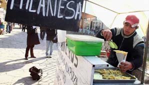 Erradicaron a vendedores de comidas de la Terminal Erradicaron a vendedores de comidas de la Terminal