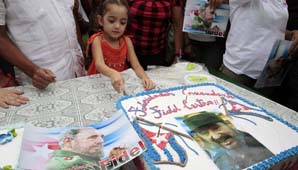 El continente le cantó a Fidel Castro por sus 85 años El continente le cantó a Fidel Castro por sus 85 años